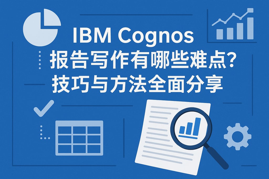 IBM Cognos报告写作有哪些难点？技巧与方法全面分享